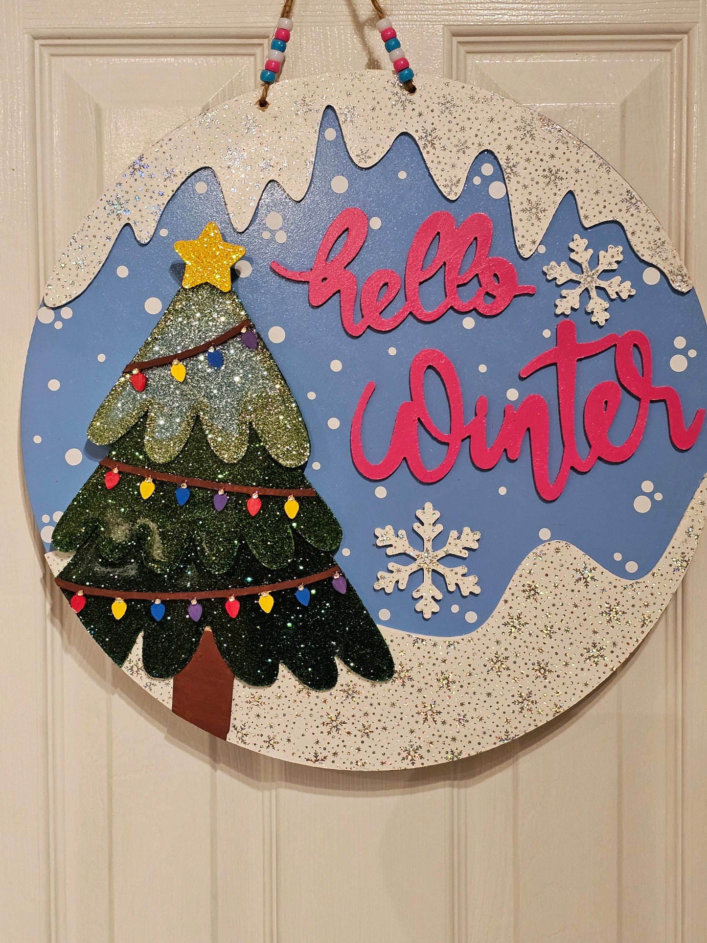 Hello Winter Door Hanger