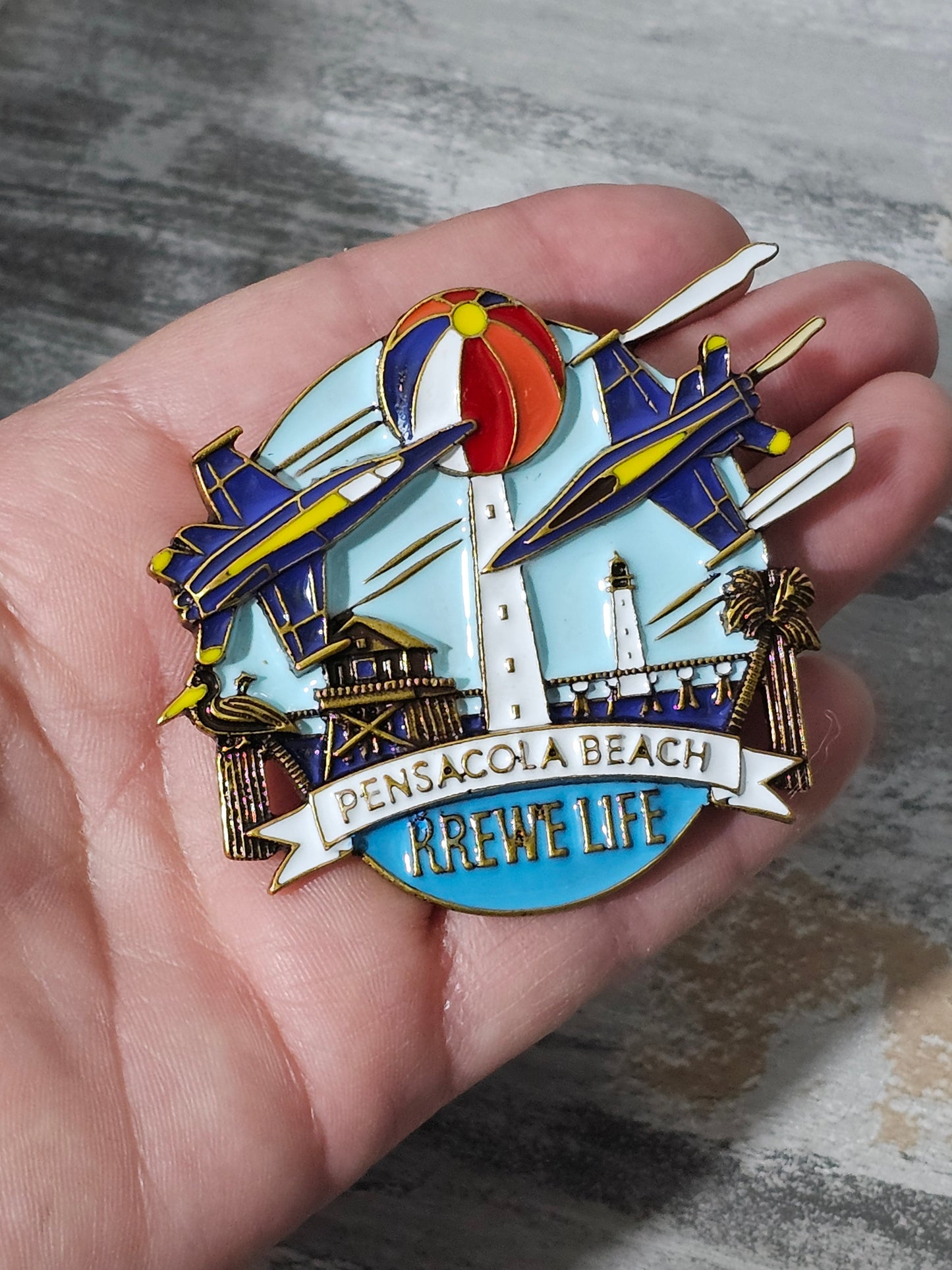 Krewe Life Pin- Pre-Order. If you plan to pick-up from me when ready, use NWFLKREWE in the discount section for no shipping. You will be responsible for pickup