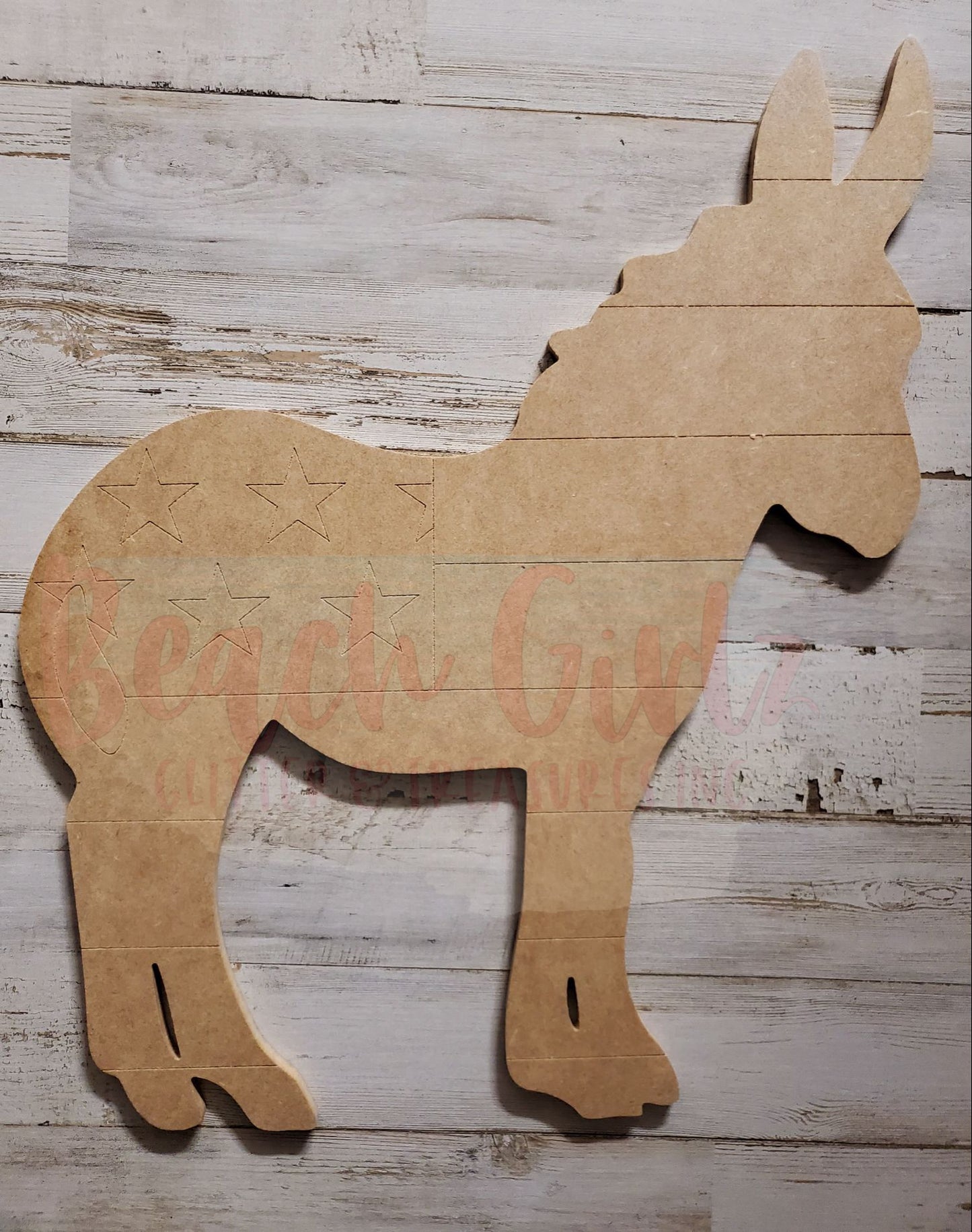 12" House Party Animals wooden cutouts