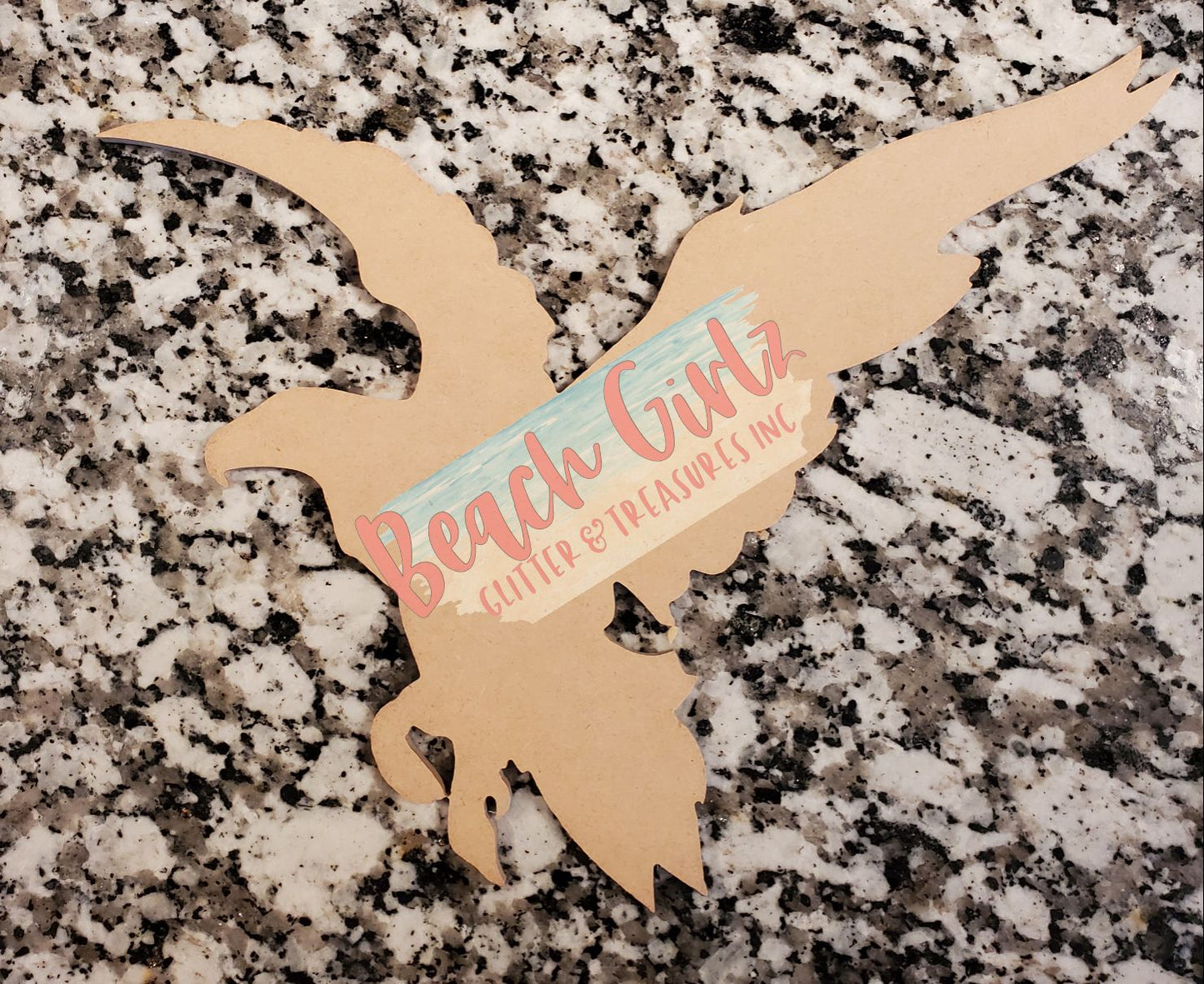 Eagle-12" wooden cutout