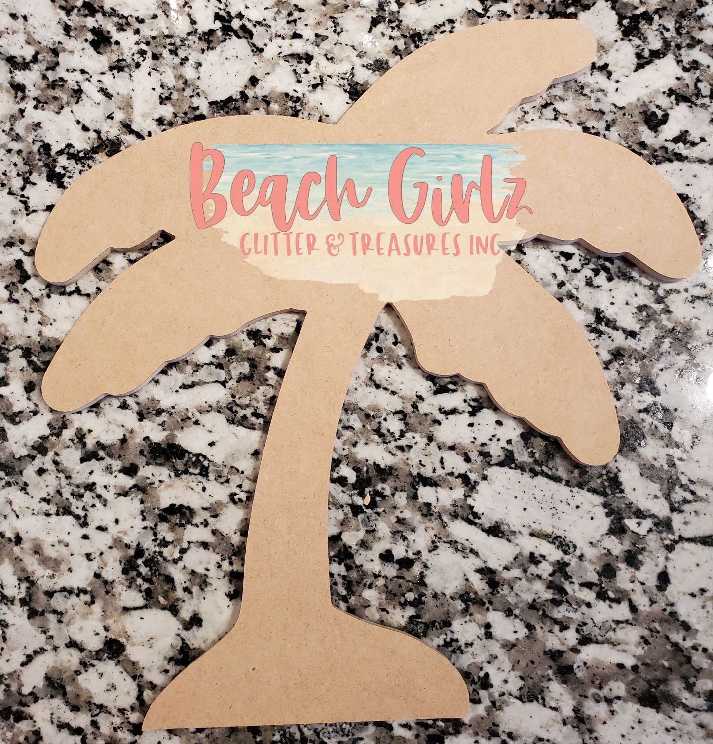 Palm Tree-12" wooden cutout