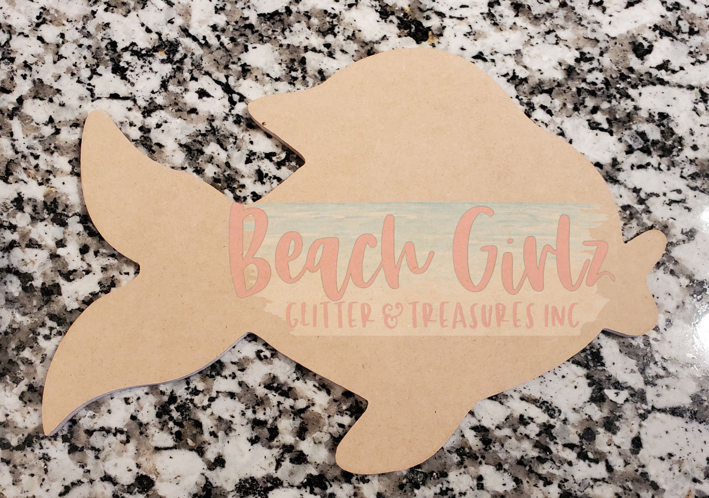 Gold Fish -12" wooden cutout