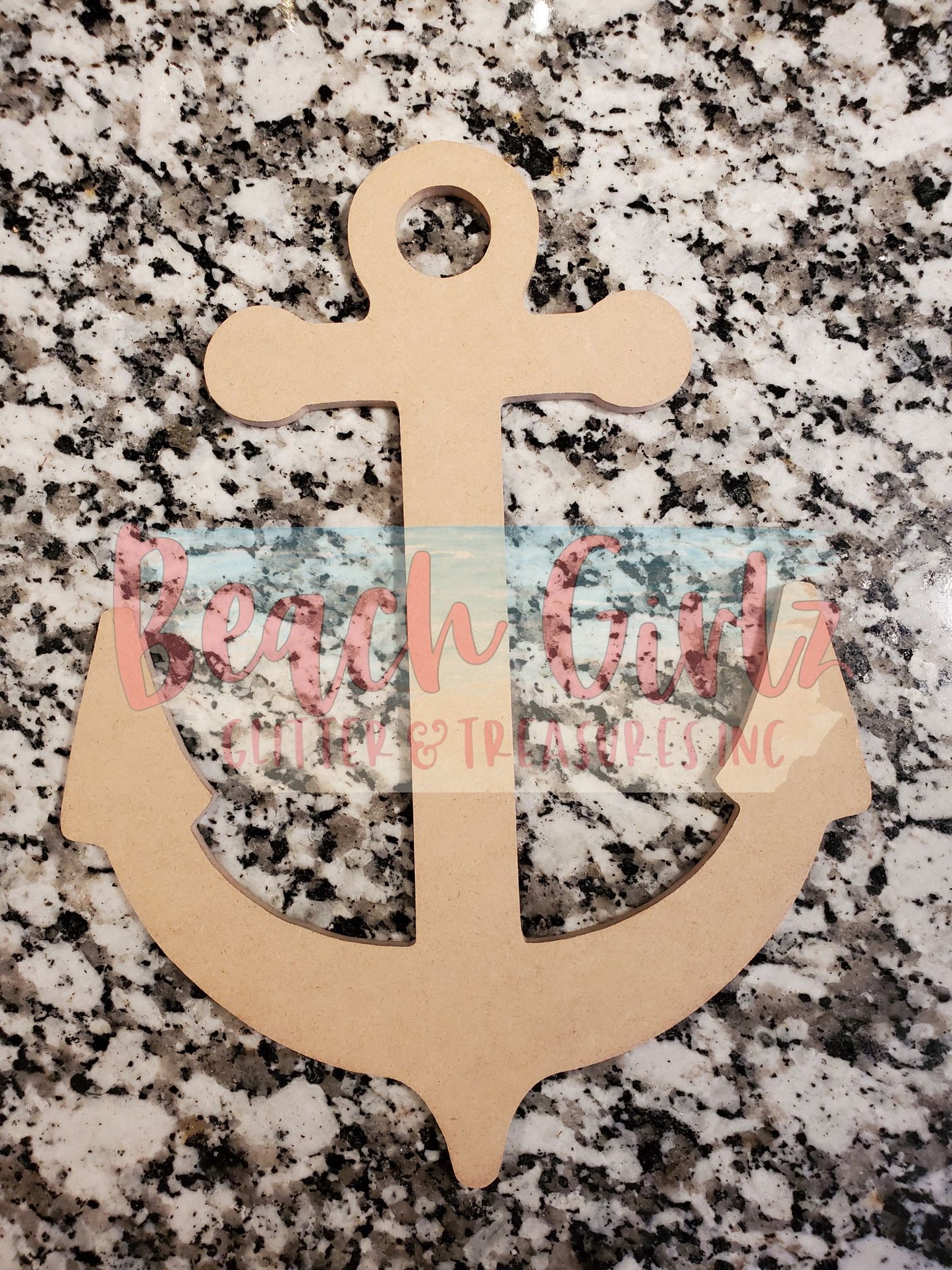 Anchor-12" wooden cutout