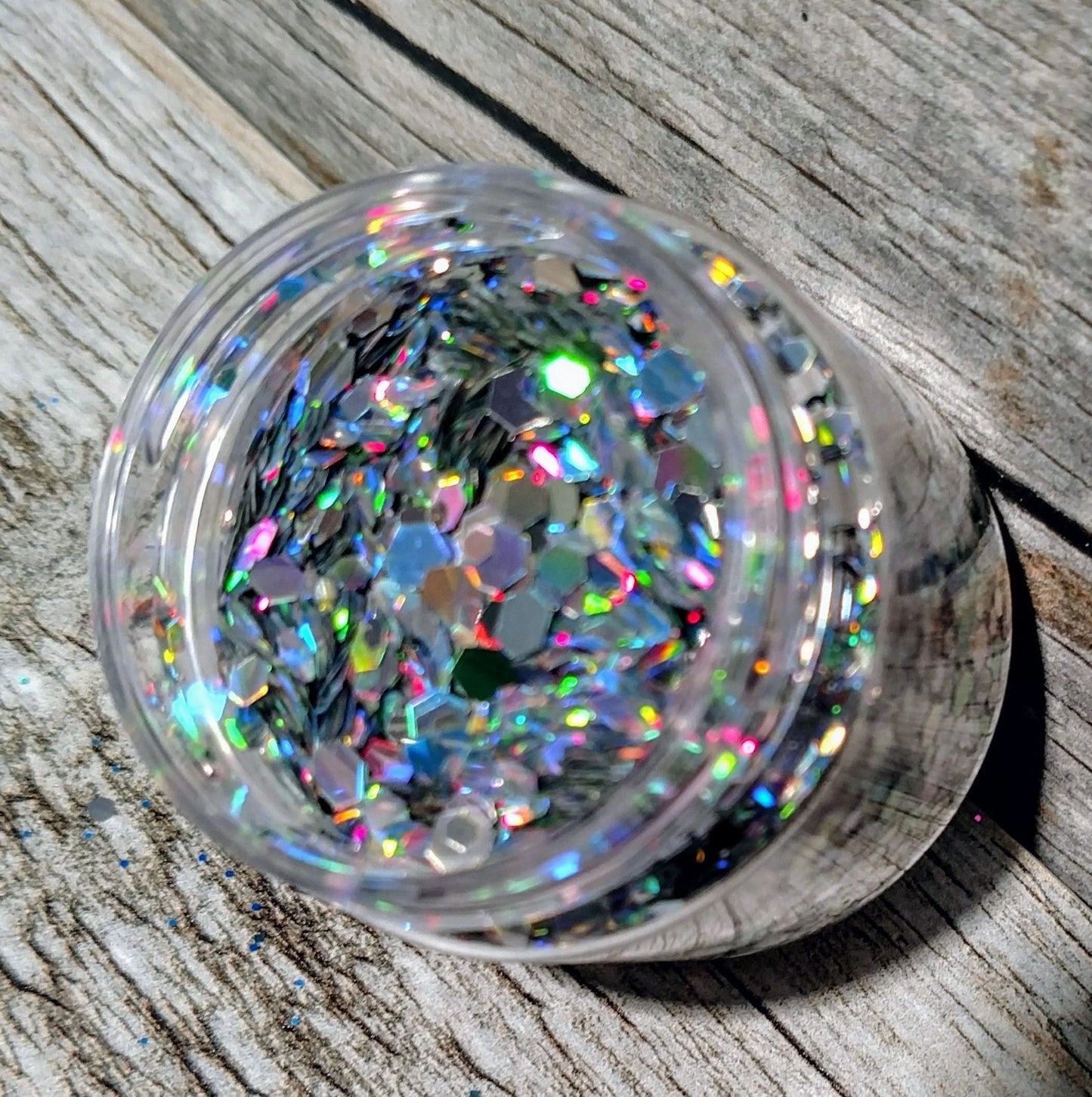 Chunky Holographic Silver