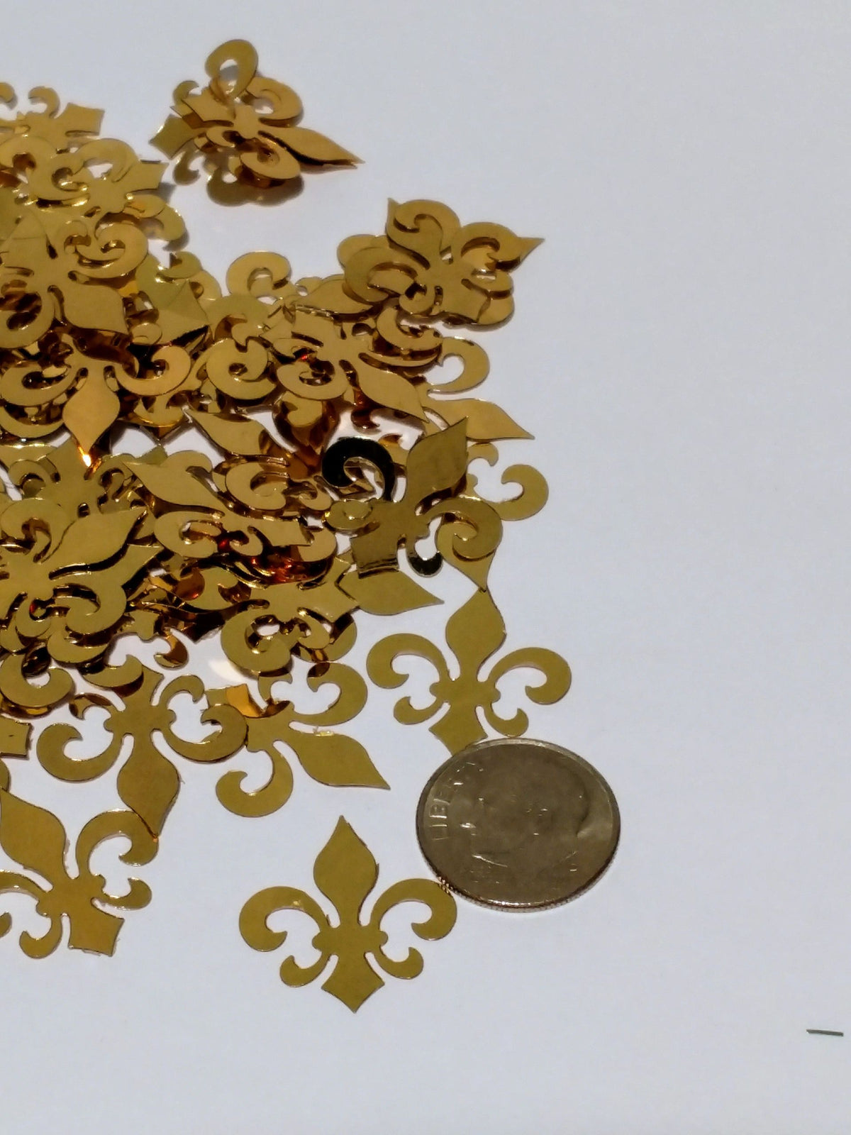 Gold fleur-de-lis