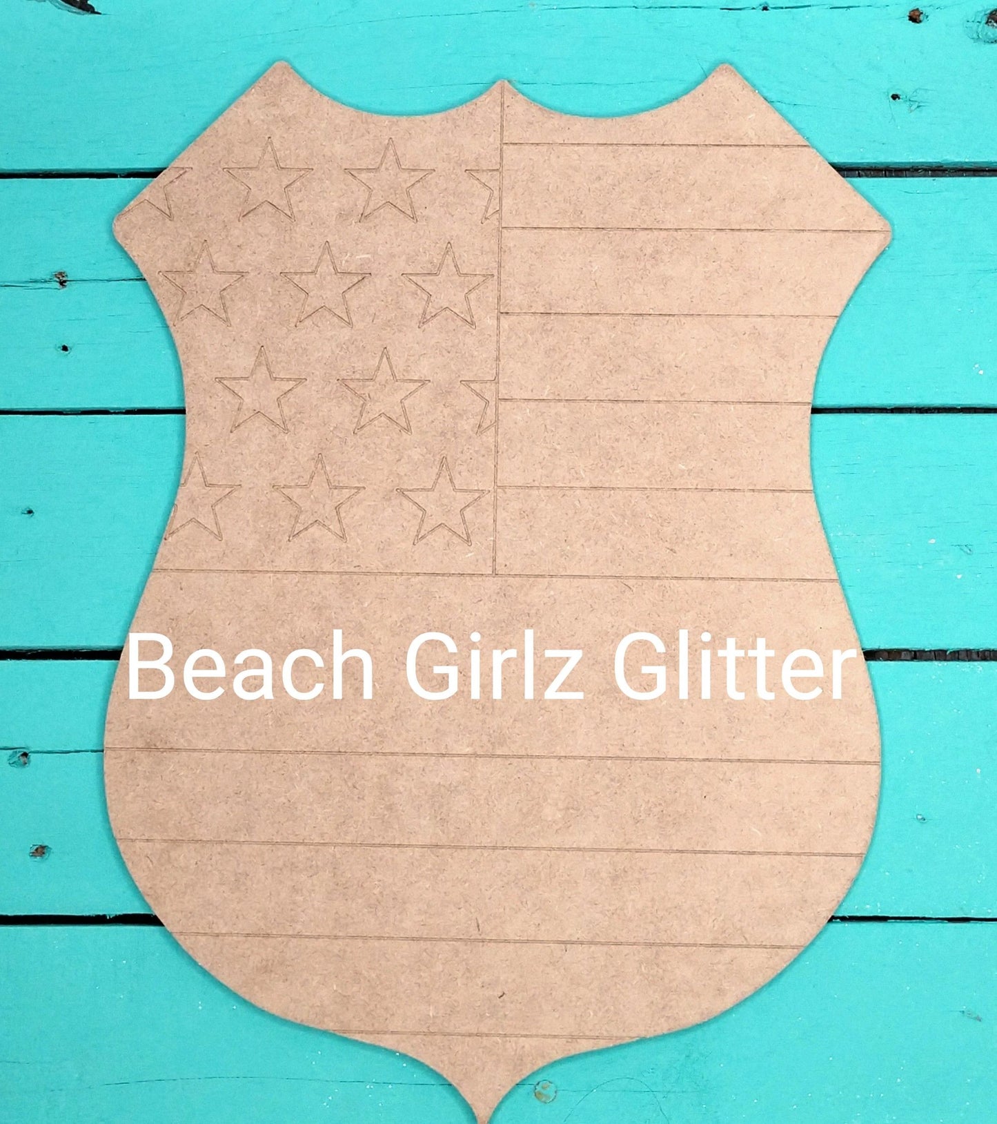 14" Police Badge Cutout