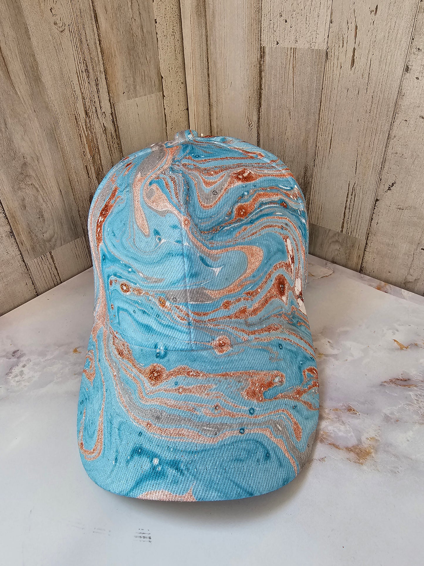 Hydrodipped Hats- Ready To Ship!