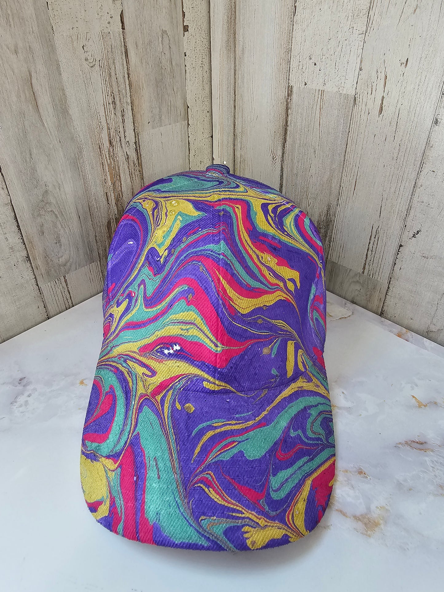 Hydrodipped Hats- Ready To Ship!