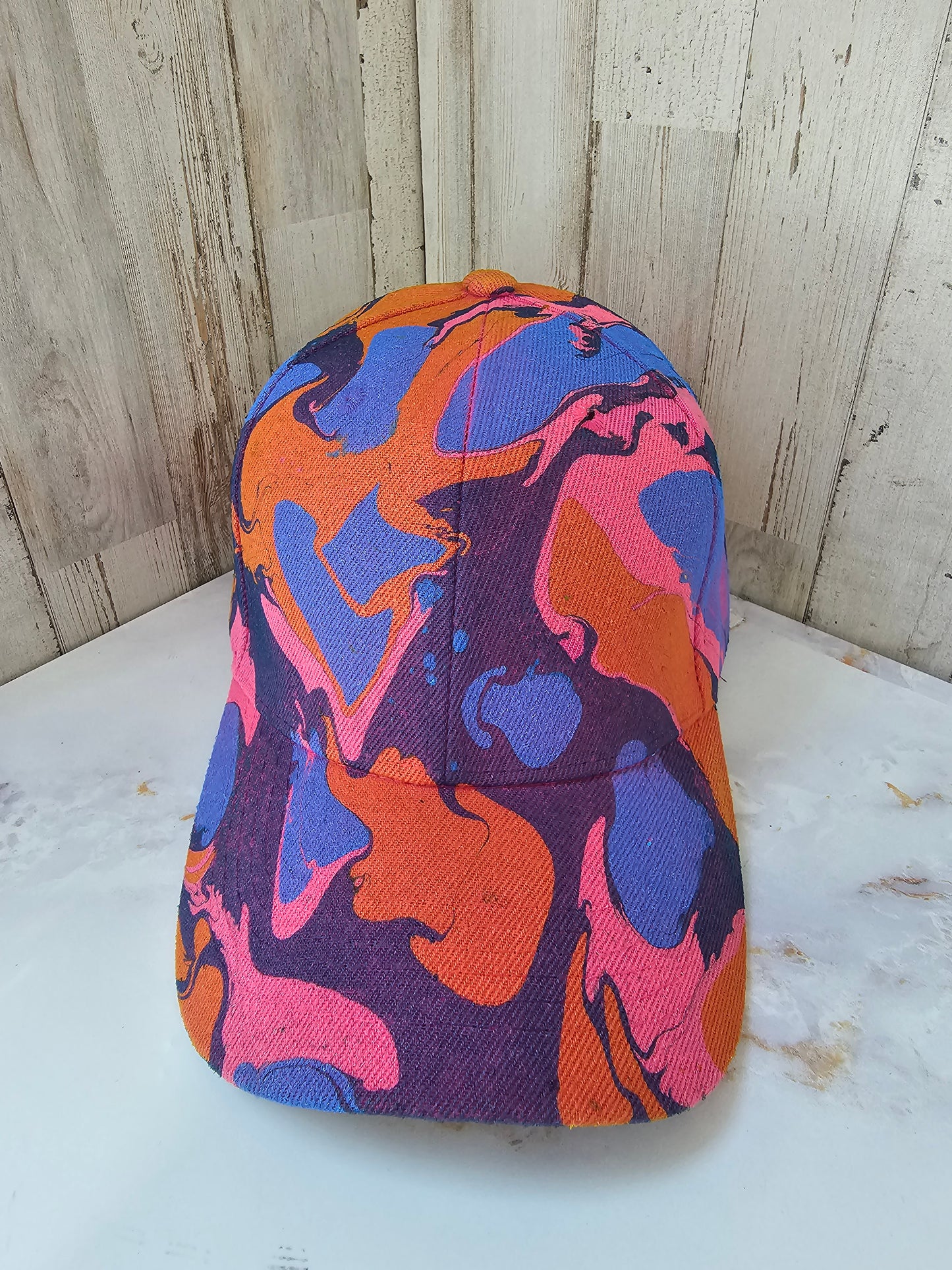 Hydrodipped Hats- Ready To Ship!