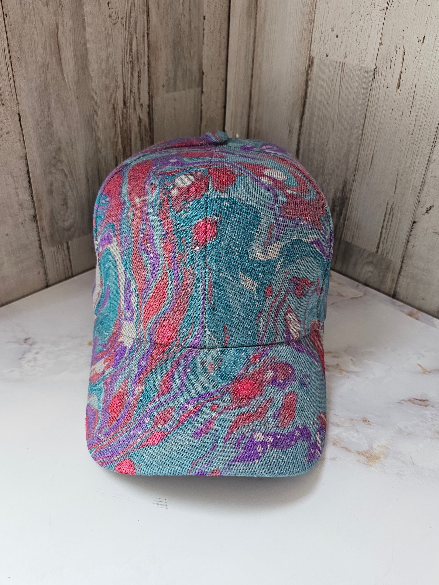 Hydrodipped Hats- Ready To Ship!