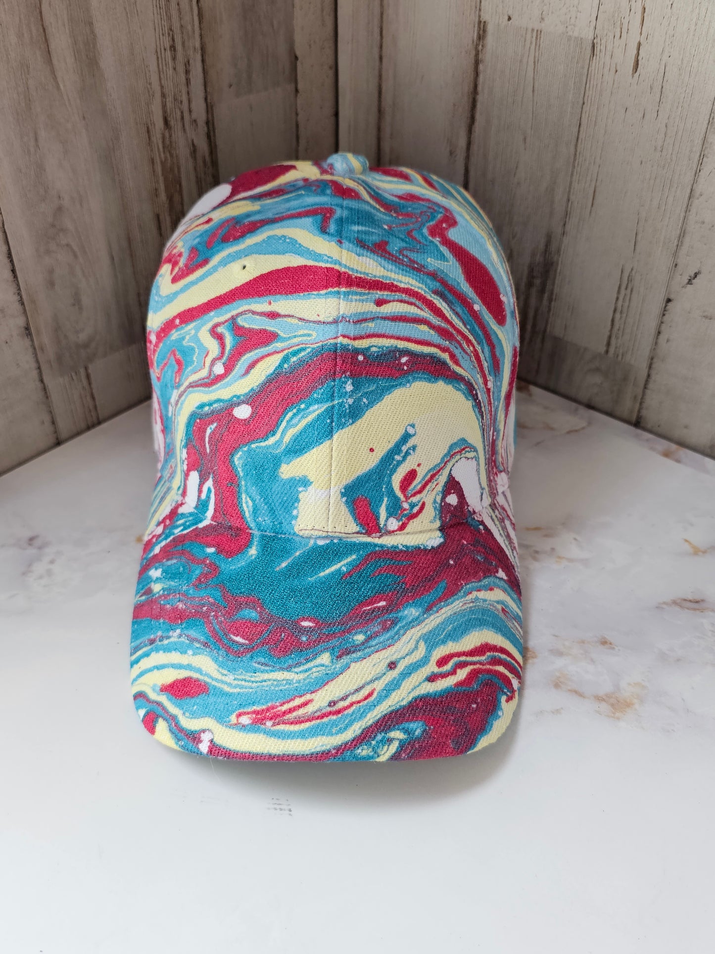 Hydrodipped Hats- Ready To Ship!