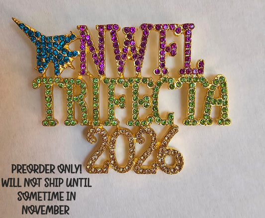 Trifecta 2026 Pin- PREORDER! WILL NOT SHIP UNTIL NOVEMBER 😊