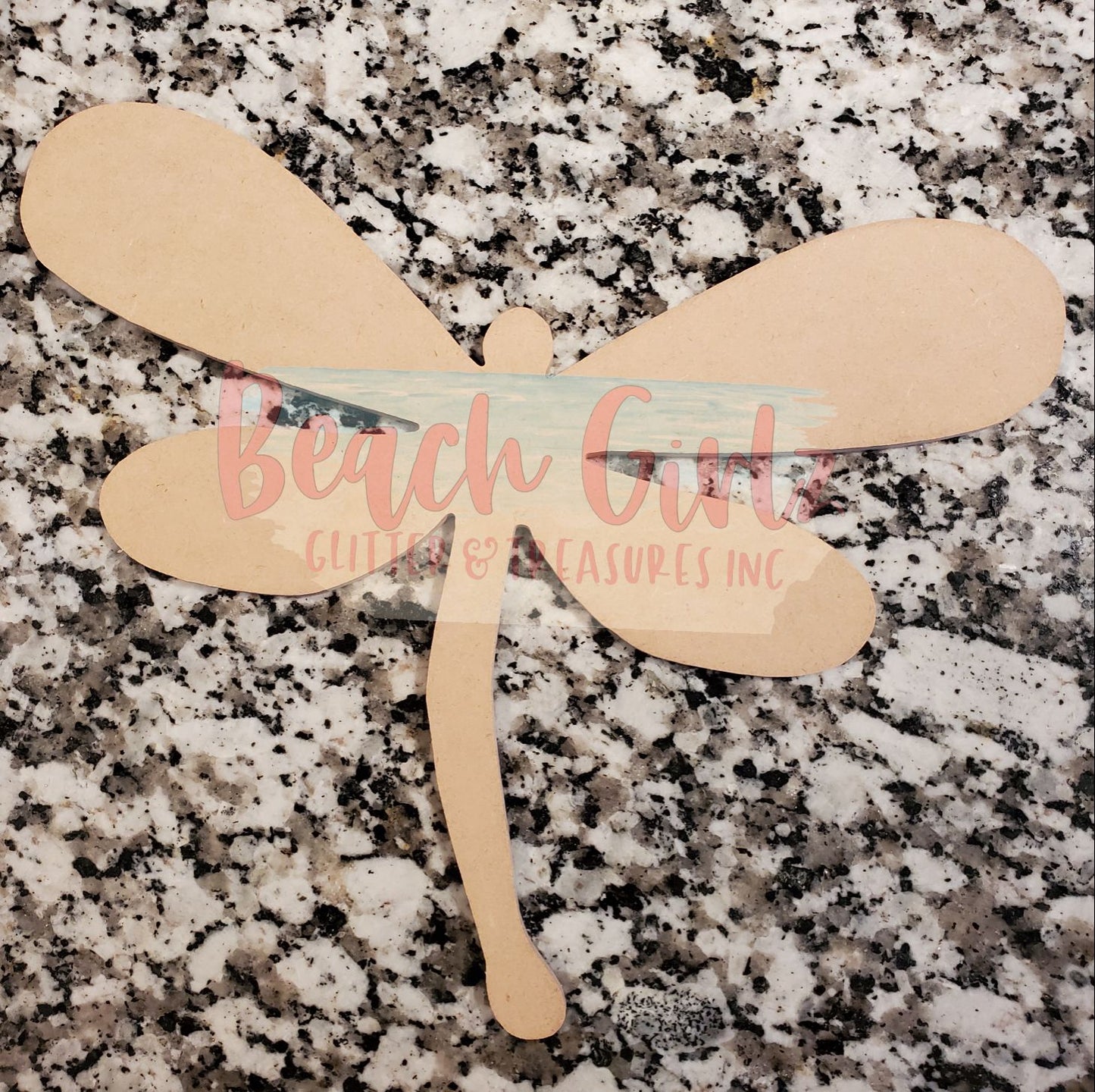 Dragonfly-12" wooden cutout