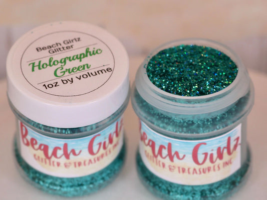 Holographic Green (seafoam)