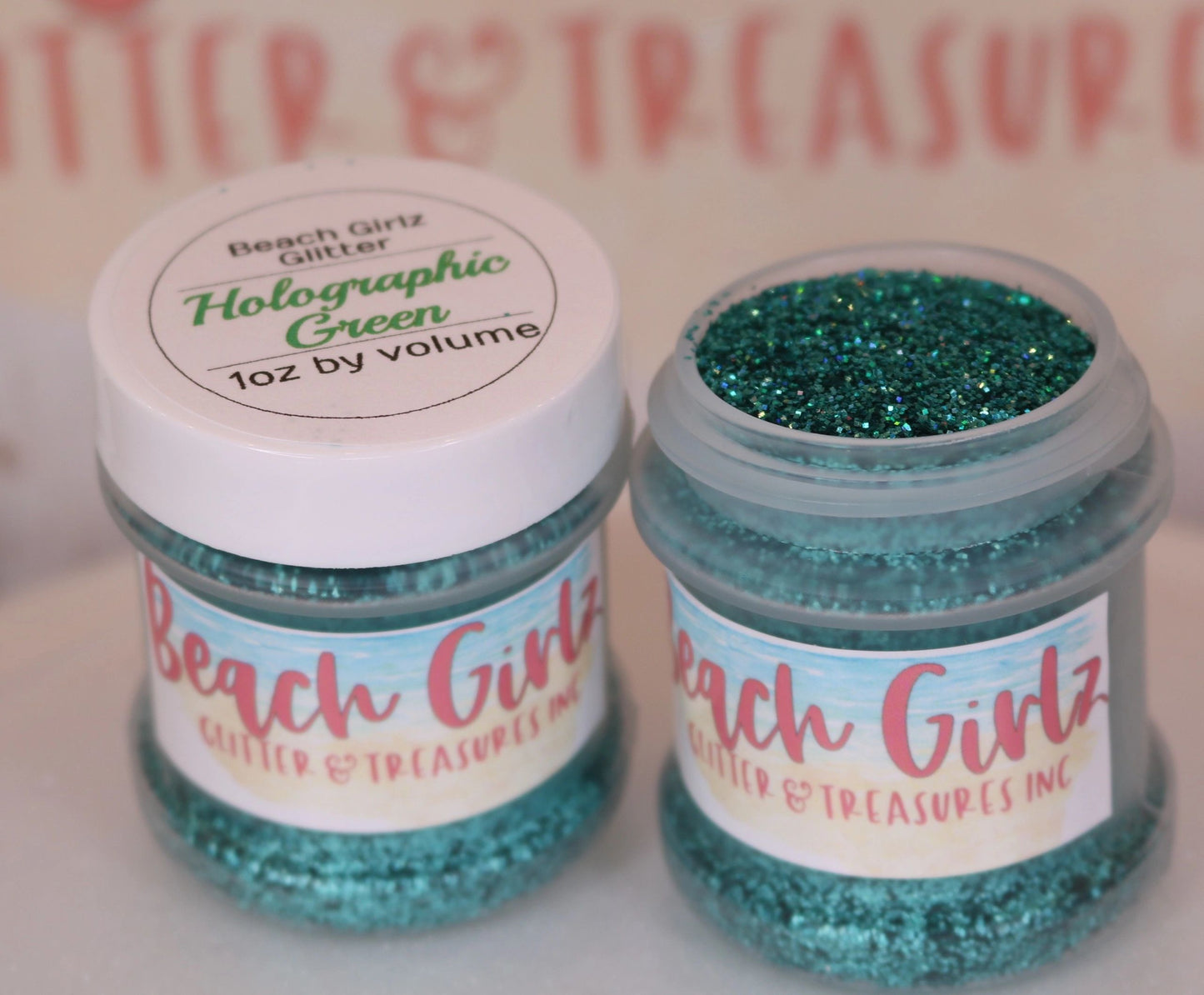 Holographic Green (seafoam)
