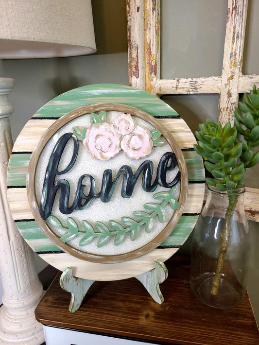 5 piece HOME sign
