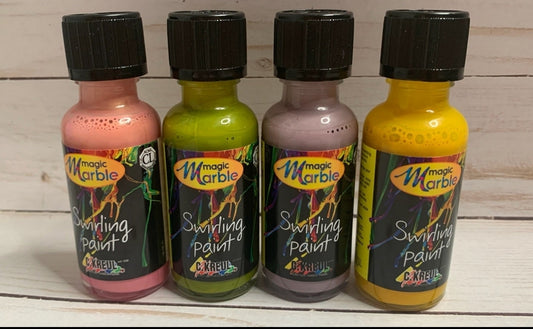 Pastel Magic Marbling Pouring Acrylic Paint Set - Baker Ross