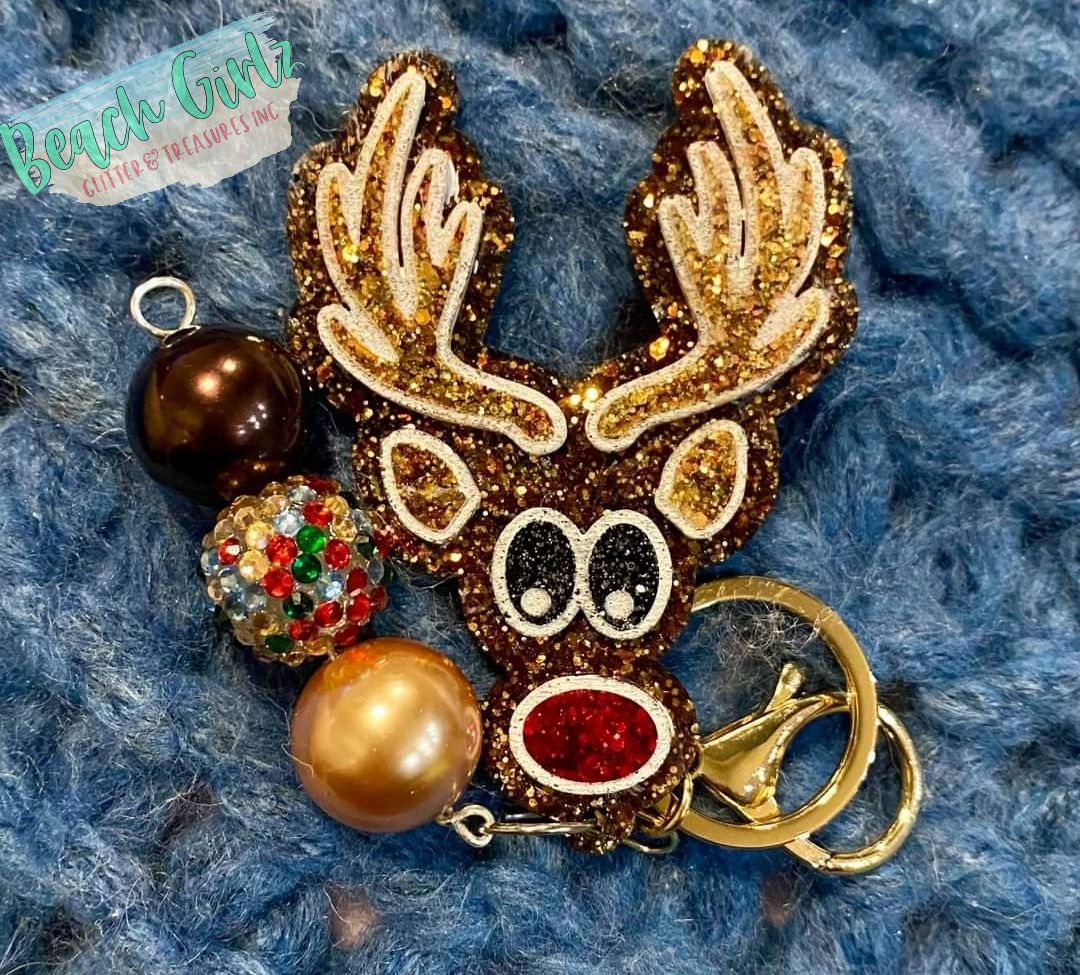 Reindeer mold and keychain hardware
