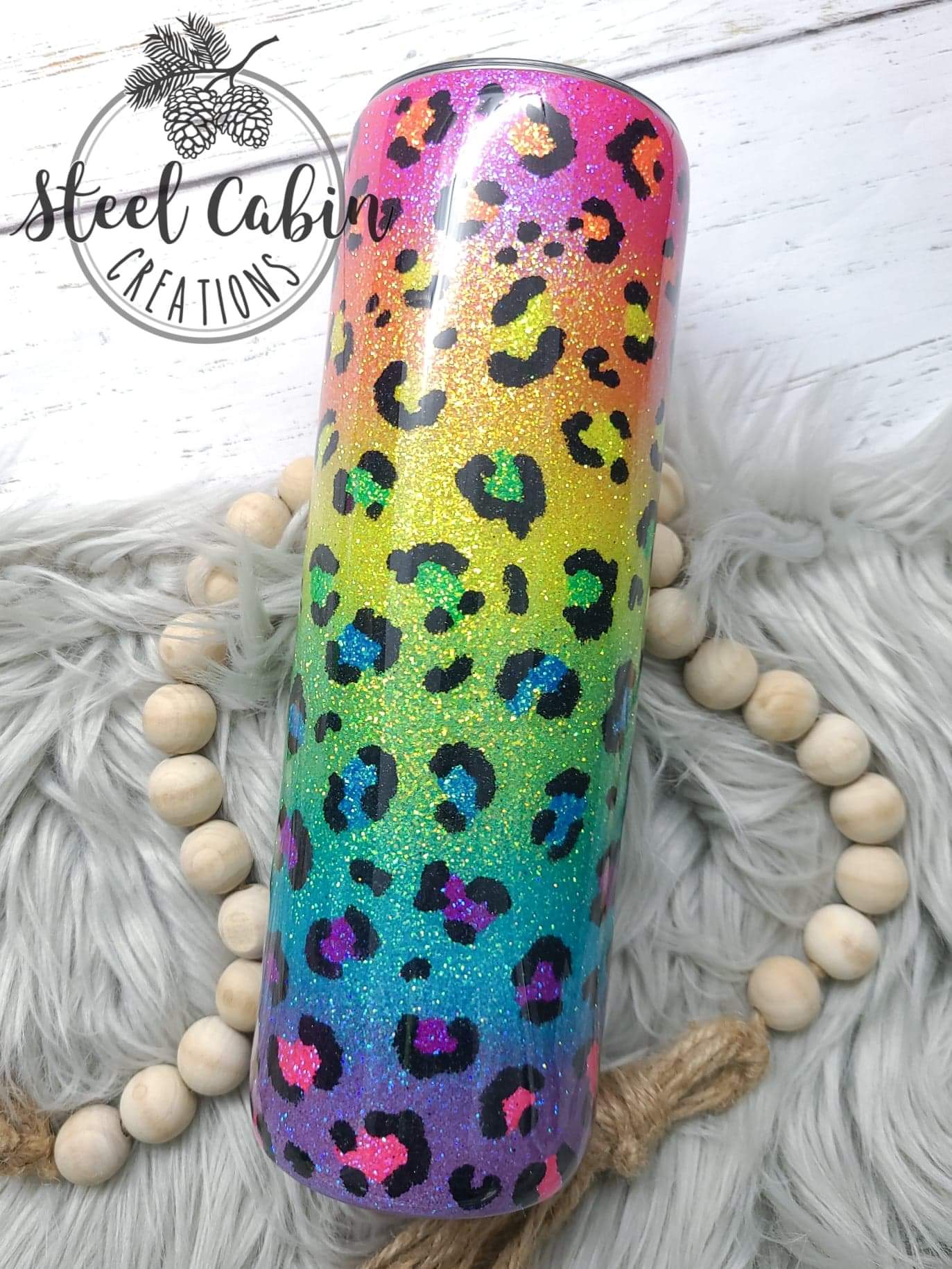 Neon Leopard Glitter Bundle